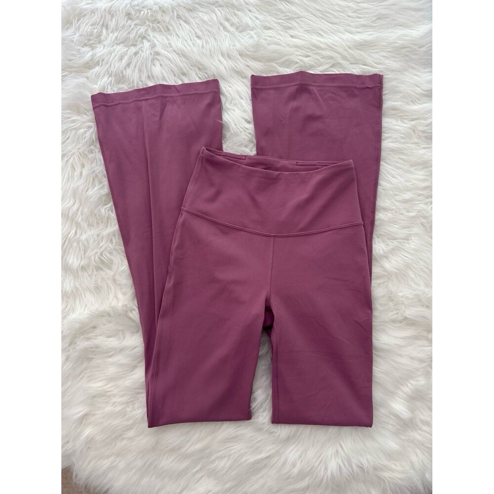 Lululemon Groove Super High Rise Flared Pant Velvet Dust Size 4
